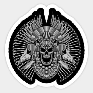 Aztec Skull 1.4 Sticker